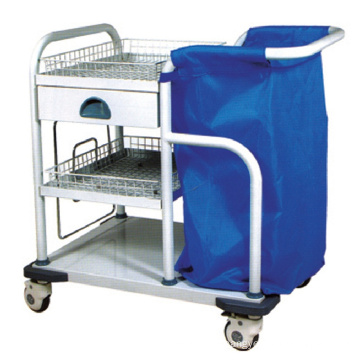 Medical Laundry Trolley Hospital Attending Cart (N-17)